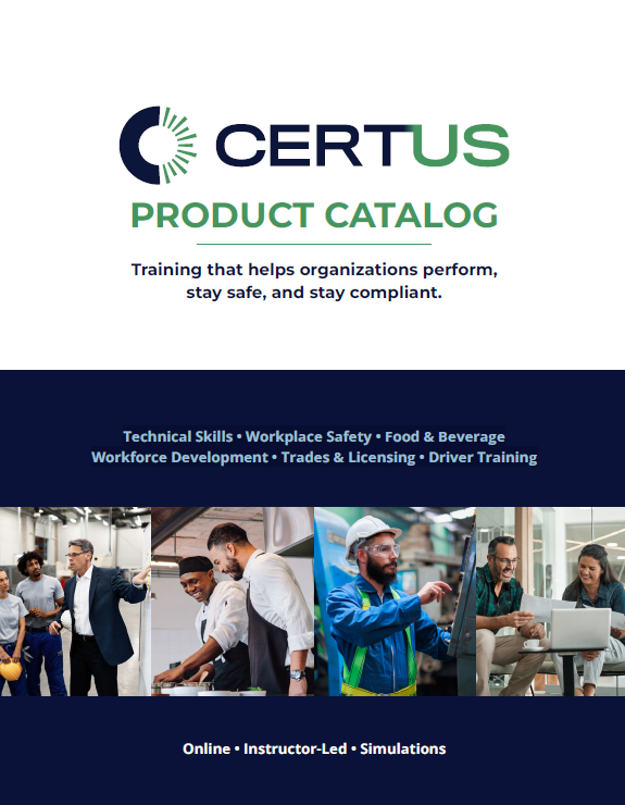 Certus Product Catalog Cover