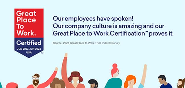 Great Place To Work™ Recognizes Certus as a 2023 Top Employer